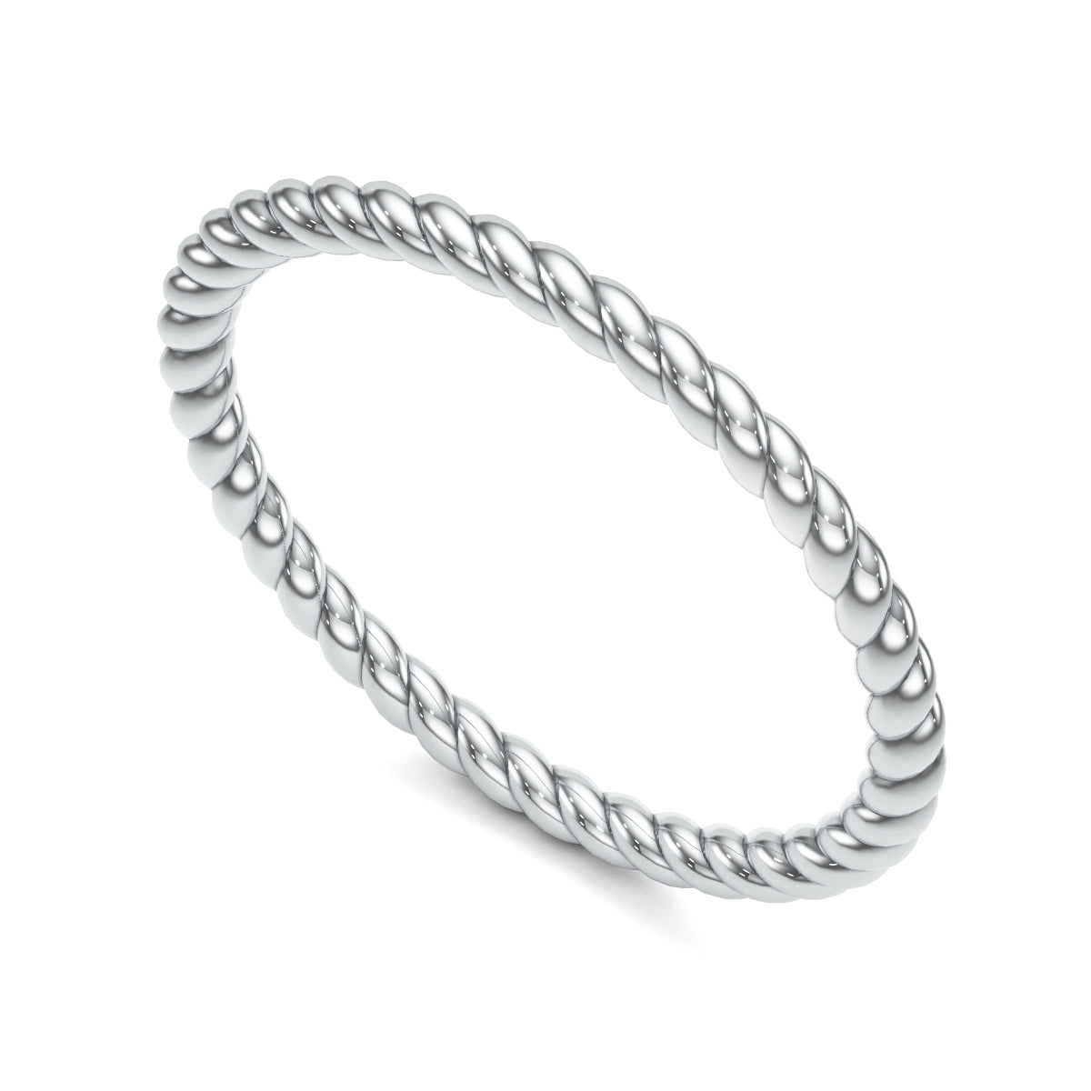 Twisted Rope Design Ring