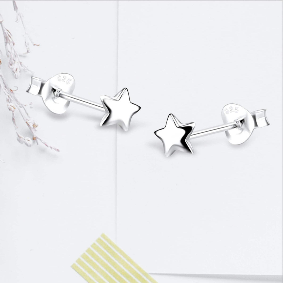 Small Star Stud Earrings 5X5 MM